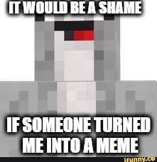 IT WOULD BE A SHAME IF SOMEONE TURNED ME INTO A MEME | image tagged in ross meme,sky does mineraft,house_owner meme,it would be a shame if someone turned me into a meme | made w/ Imgflip meme maker