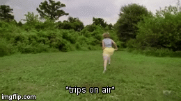 *trips on air* | image tagged in gifs | made w/ Imgflip video-to-gif maker