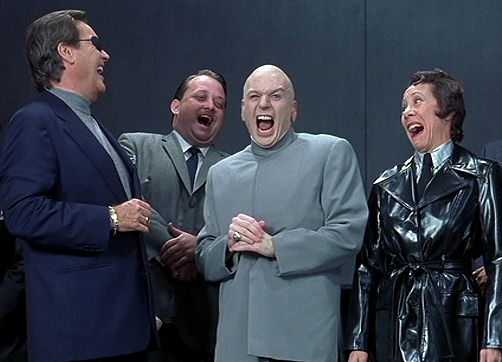 dr evil and crew Blank Meme Template