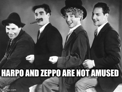 Marx Brothers | HARPO AND ZEPPO ARE NOT AMUSED | image tagged in marx brothers | made w/ Imgflip meme maker