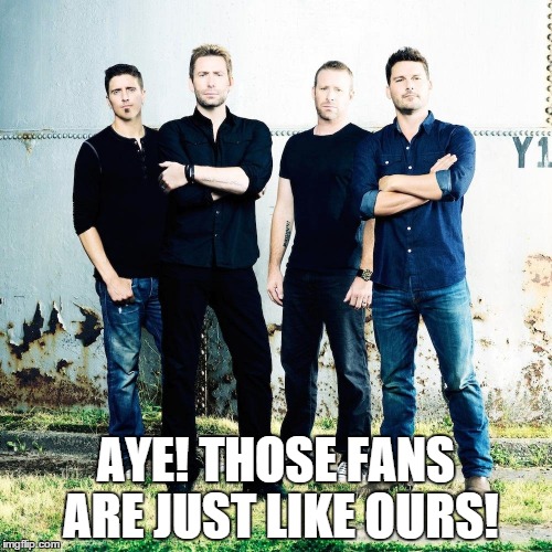 AYE! THOSE FANS ARE JUST LIKE OURS! | made w/ Imgflip meme maker