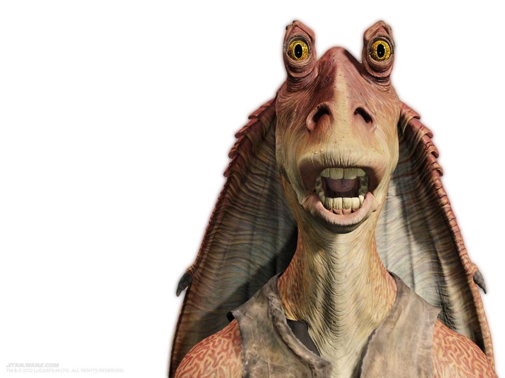 High Quality jarjarbinks Blank Meme Template