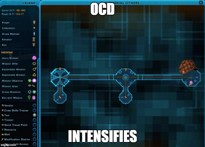 OCD Intensifies | OCD INTENSIFIES | image tagged in star wars,scumbag,map,ocd,intensifies | made w/ Imgflip meme maker