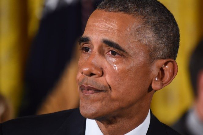crying Obama  Blank Meme Template