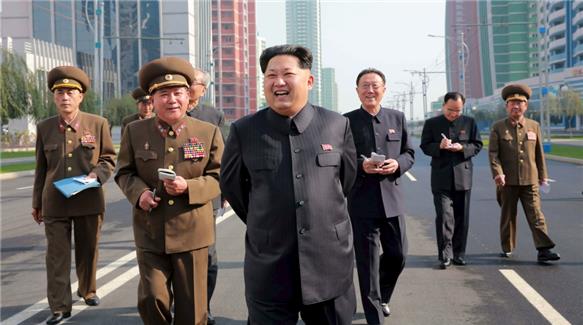 Kim Jong Un laughing Blank Meme Template