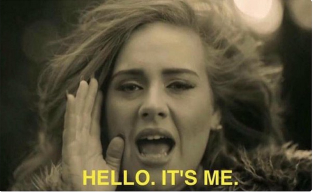 Adele meme Blank Meme Template