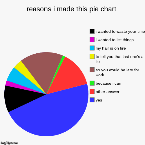 image tagged in funny,pie charts | made w/ Imgflip chart maker