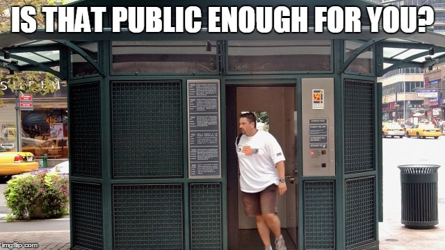 IS THAT PUBLIC ENOUGH FOR YOU? | made w/ Imgflip meme maker