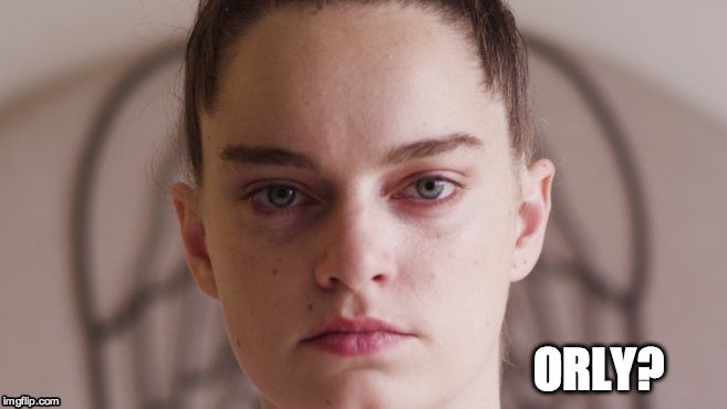 ORLY? | image tagged in orly,serious face | made w/ Imgflip meme maker