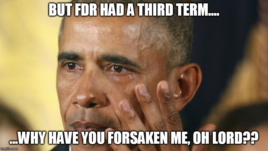BUT FDR HAD A THIRD TERM.... ...WHY HAVE YOU FORSAKEN ME, OH LORD?? | made w/ Imgflip meme maker