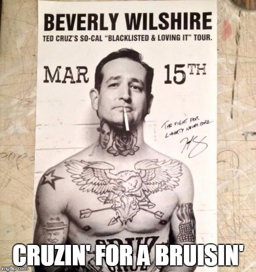 CRUZIN' FOR A BRUISIN' | image tagged in attn court appointed attorney / public defender | made w/ Imgflip meme maker