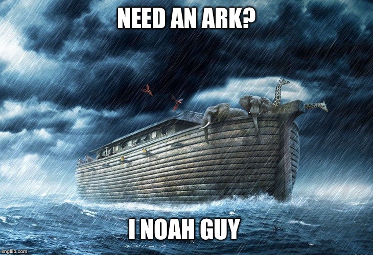 Noah's Ark | NEED AN ARK? I NOAH GUY | image tagged in noah's ark | made w/ Imgflip meme maker
