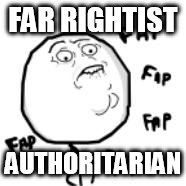 fap | FAR RIGHTIST AUTHORITARIAN | image tagged in fap | made w/ Imgflip meme maker