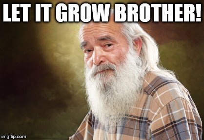 LET IT GROW BROTHER! | made w/ Imgflip meme maker