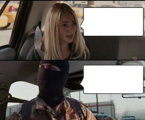 High Quality ISIS driving Blank Meme Template