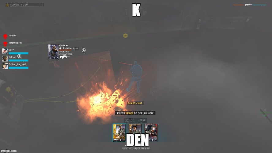 K DEN | made w/ Imgflip meme maker