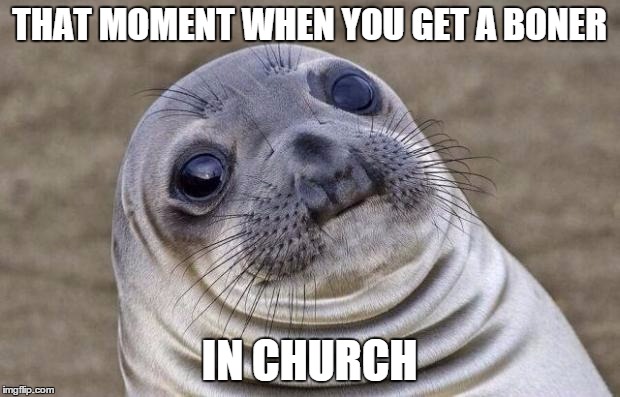 This. . . | THAT MOMENT WHEN YOU GET A BONER IN CHURCH | image tagged in memes,awkward moment sealion,nsfw | made w/ Imgflip meme maker