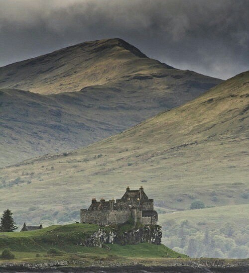 Duart Castle, Mull, Scotland Blank Meme Template
