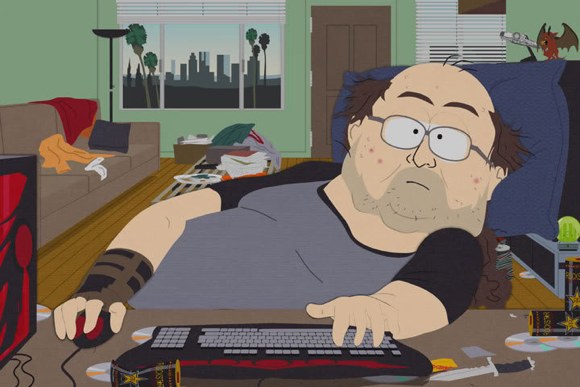 High Quality fat nerd guy south park Blank Meme Template