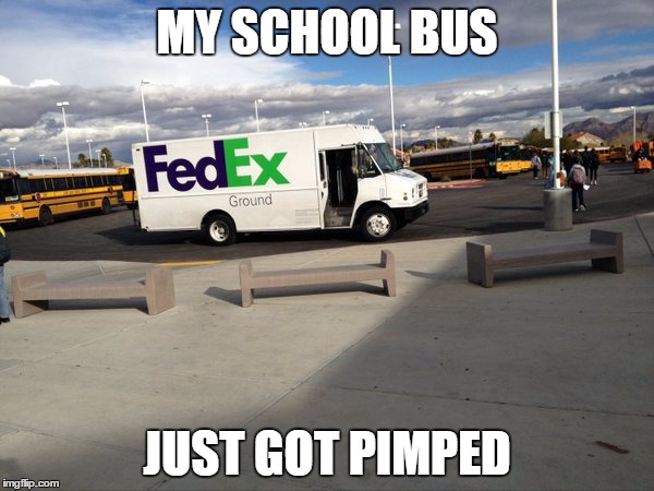 MY SCHOOL BUS JUST GOT PIMPED | image tagged in bus,memes,school bus,pimped | made w/ Imgflip meme maker