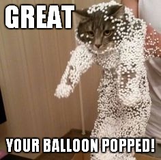 GREAT YOUR BALLOON POPPED! | made w/ Imgflip meme maker