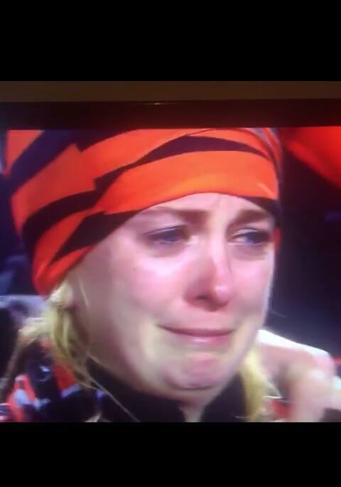 High Quality bengals fans crying Blank Meme Template