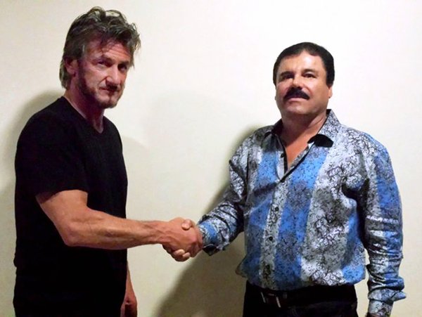 Sean Penn and El Chapo Blank Meme Template