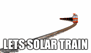 Solar train project | image tagged in gifs,science | made w/ Imgflip images-to-gif maker