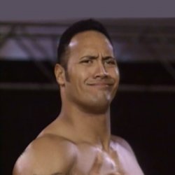 The Rock not impressed Blank Meme Template