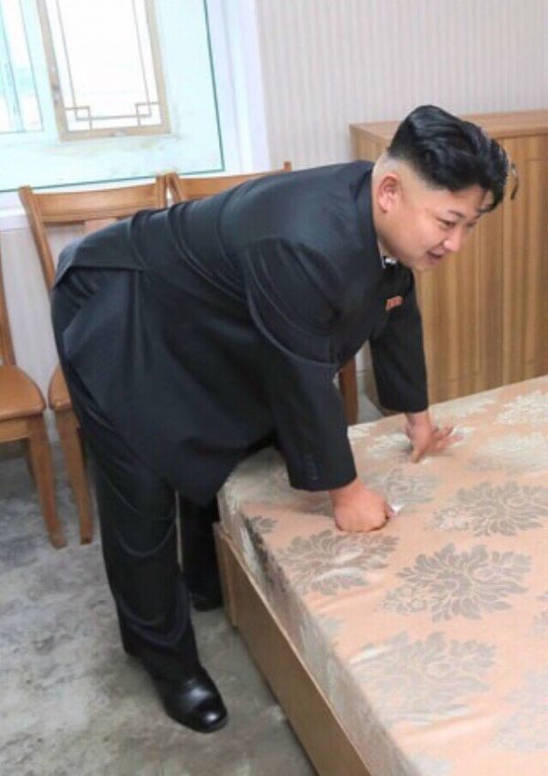 Kim Jong-Un Bent Over Blank Meme Template