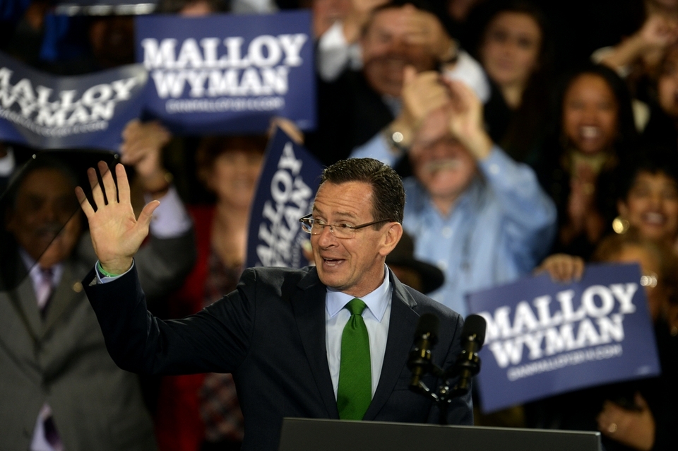 Dan Malloy Waving Blank Meme Template