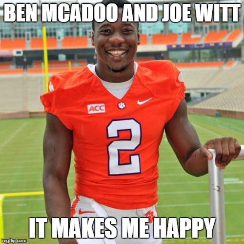 BEN MCADOO AND JOE WITT; IT MAKES ME HAPPY | made w/ Imgflip meme maker