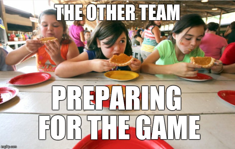 THE OTHER TEAM PREPARING FOR THE GAME | made w/ Imgflip meme maker