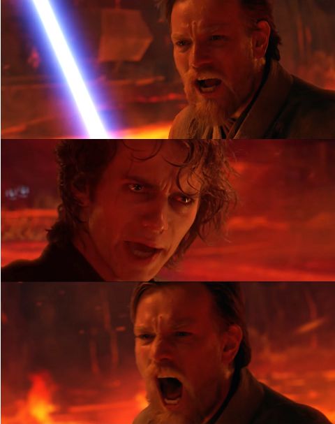 Lost Anakin Blank Template Imgflip