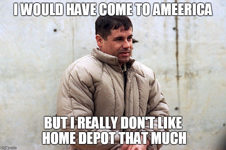 I WOULD HAVE COME TO AMEERICA BUT I REALLY DON'T LIKE HOME DEPOT THAT MUCH | made w/ Imgflip meme maker