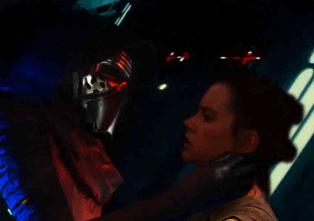 Kylo Ren Interrogates Rey Blank Meme Template