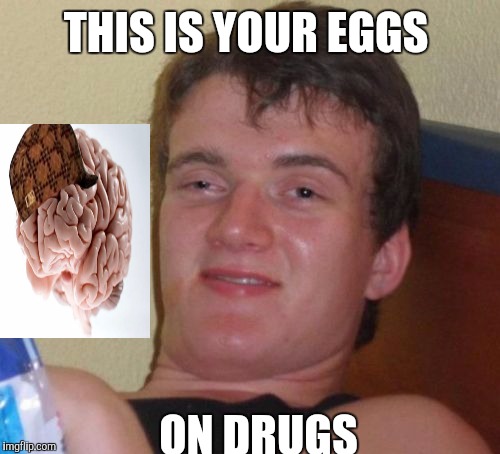 10 Guy Meme | THIS IS YOUR EGGS ON DRUGS | image tagged in memes,10 guy | made w/ Imgflip meme maker