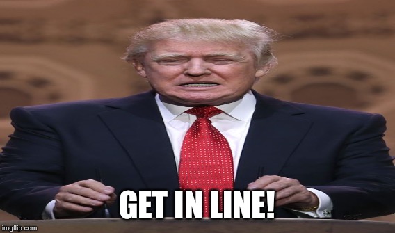 GET IN LINE! | made w/ Imgflip meme maker