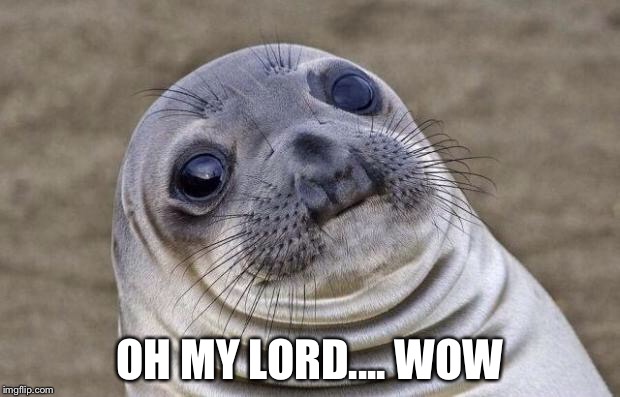 OH MY LORD.... WOW | image tagged in memes,awkward moment sealion | made w/ Imgflip meme maker