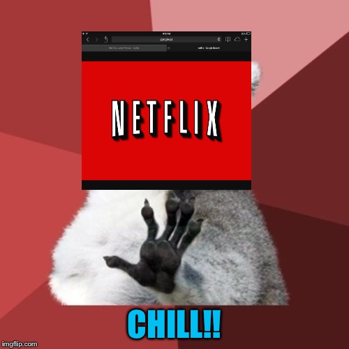 Chill Out Lemur | CHILL!! | image tagged in memes,chill out lemur | made w/ Imgflip meme maker