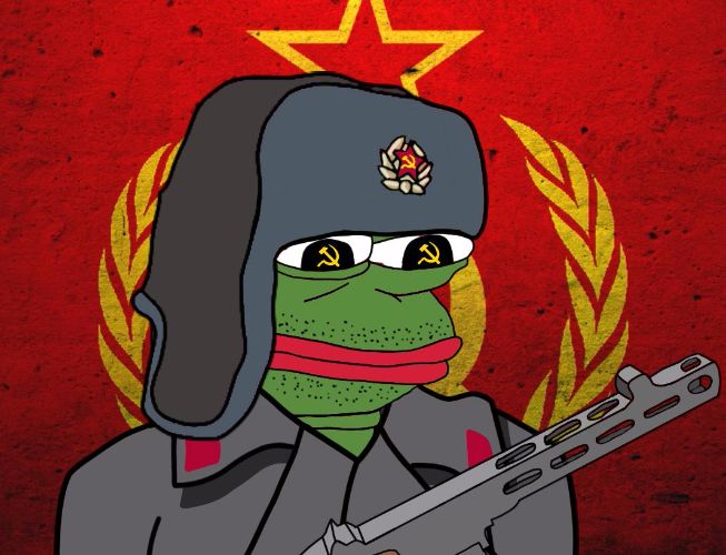 Pepe Soviet Blank Meme Template