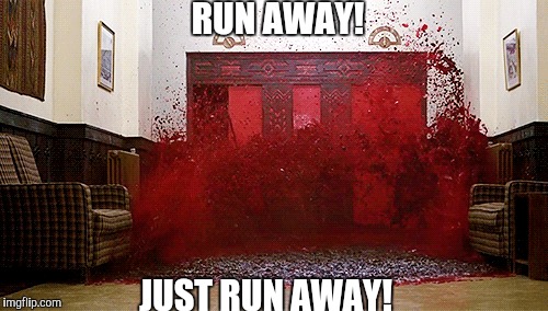 RUN AWAY! JUST RUN AWAY! | made w/ Imgflip meme maker