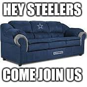 HEY STEELERS; COME JOIN US | image tagged in football | made w/ Imgflip meme maker