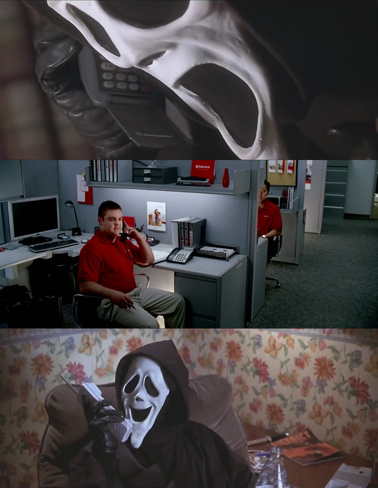 High Quality Jake from State Farm calls killer Blank Meme Template