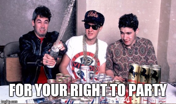 FOR YOUR RIGHT TO PARTY | made w/ Imgflip meme maker