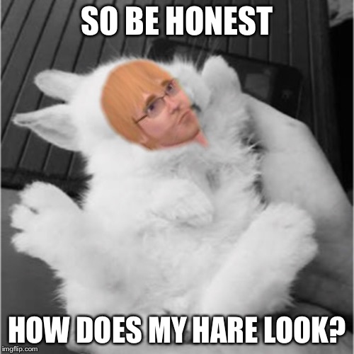 SO BE HONEST; HOW DOES MY HARE LOOK? | made w/ Imgflip meme maker