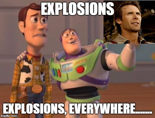 X, X Everywhere Meme | EXPLOSIONS; EXPLOSIONS, EVERYWHERE....... | image tagged in memes,x x everywhere | made w/ Imgflip meme maker