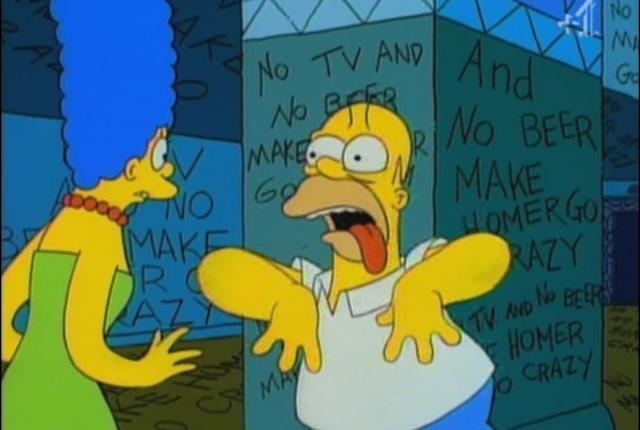 Homer Shining Blank Meme Template