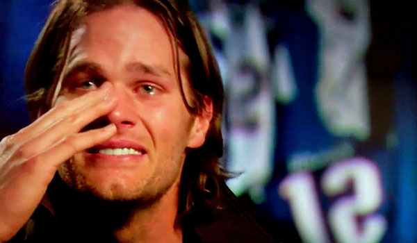 High Quality Tom Brady Crying Blank Meme Template