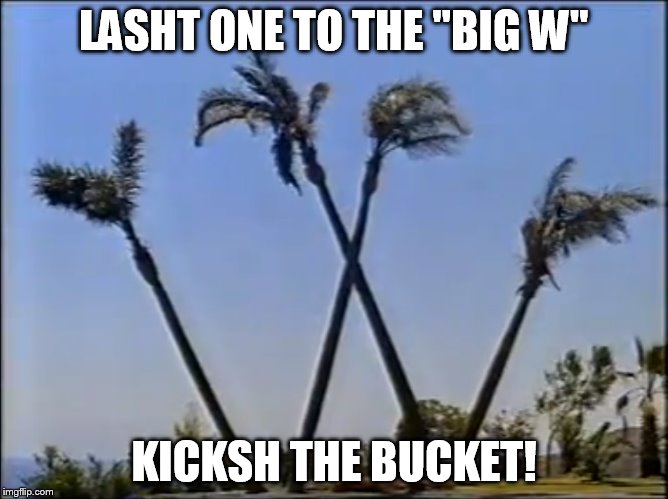 LASHT ONE TO THE "BIG W" KICKSH THE BUCKET! | made w/ Imgflip meme maker